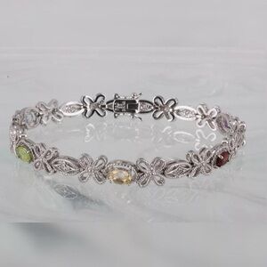 PAJ BB CHINA COSTUME MULTI COLOR STONES BRACELET FASHION 2489